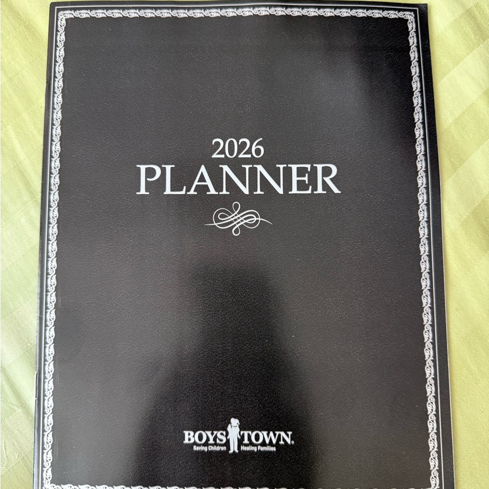 2026 Planner ~ BOYS TOWN